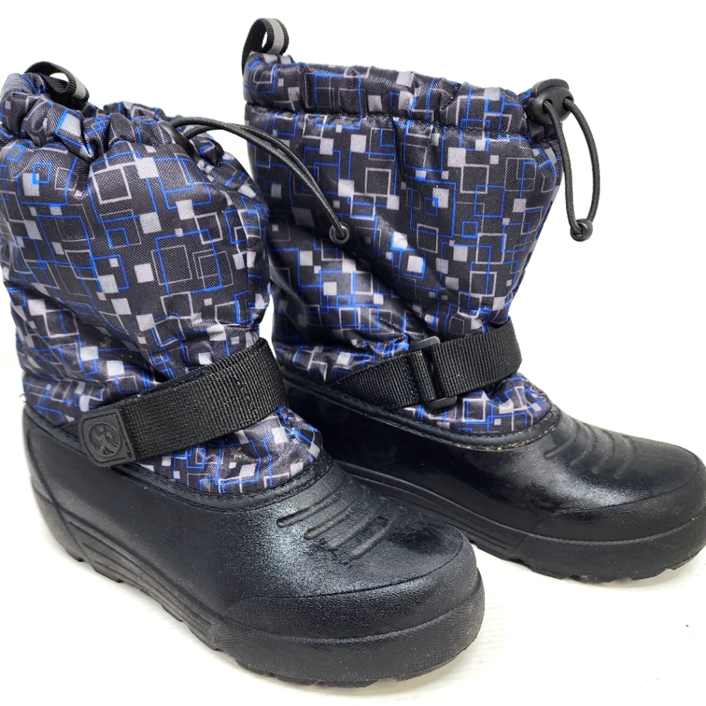 Northside Kids Snow Boots Insulated Water Resistant Faux Fur Lining Boots Size 4
